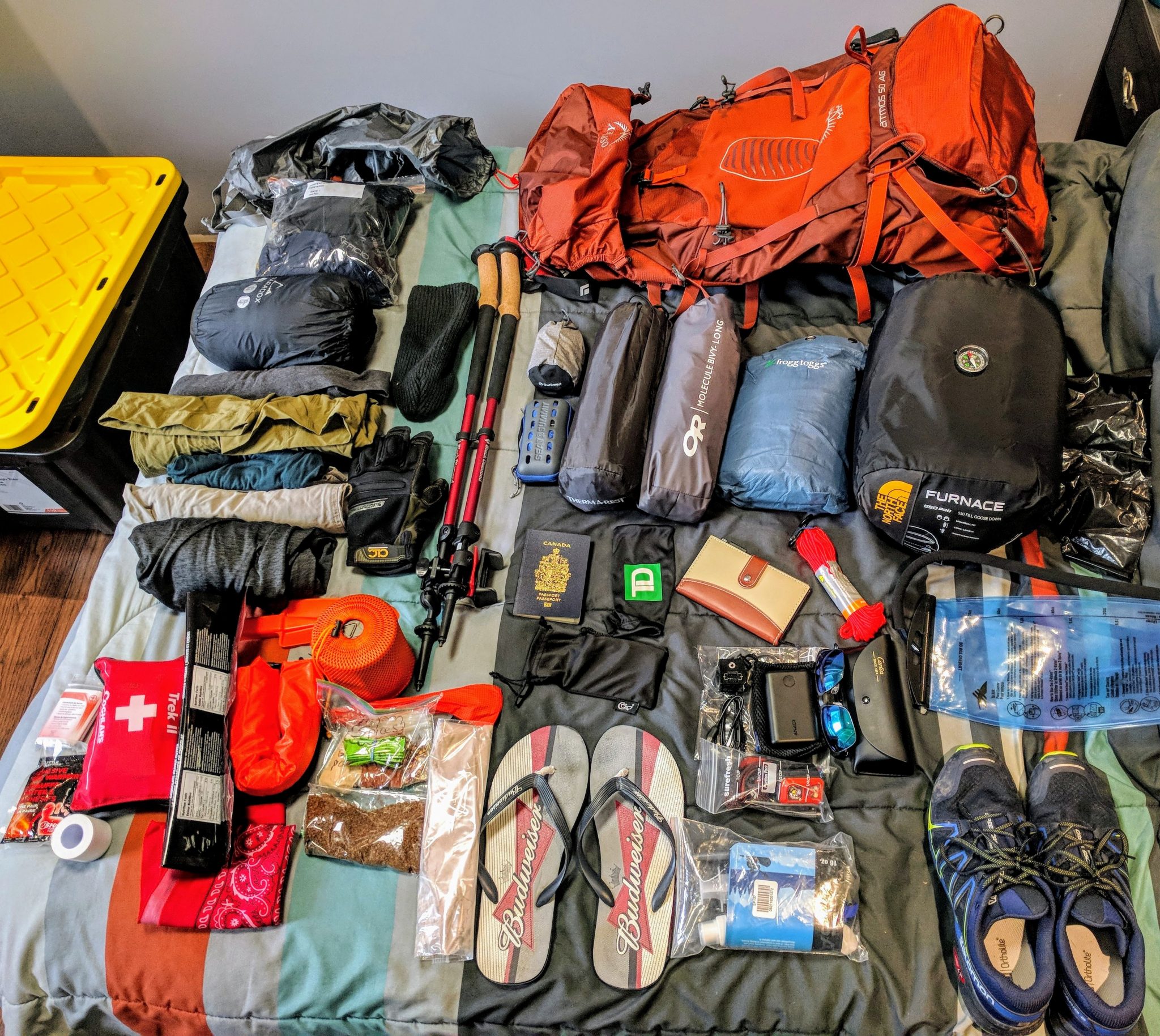 Appalachian trail pack list hotsell